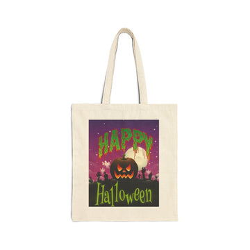 Cotton Canvas Tote Bag HALLOWEEN